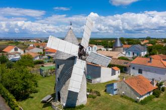 Le Moulin de la Plataine. Crédit : Mairie de Bourcefranc-Le Chapus