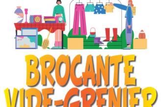 affiche brocante
