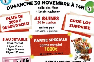 Loto du comité des fêtes