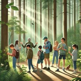Animation nature : Balade sensorielle en forêt de Nodes_Bourcefranc-le-Chapus