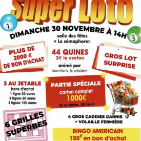 Loto du comité des fêtes