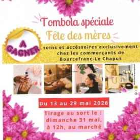 Tombola spéciale Fête des mères_Bourcefranc-le-Chapus