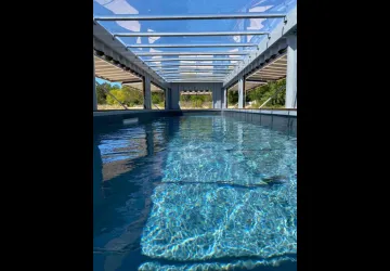 Piscine  vert bois