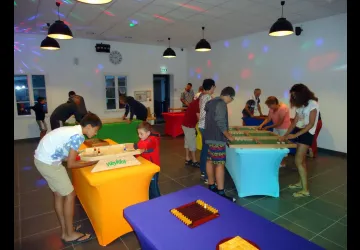 Soirée jeux en bois