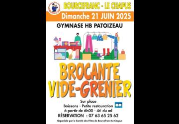 affiche brocante