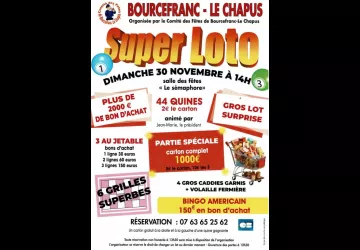 Loto du comité des fêtes