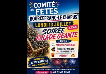 Eclade géante du comité des fêtes